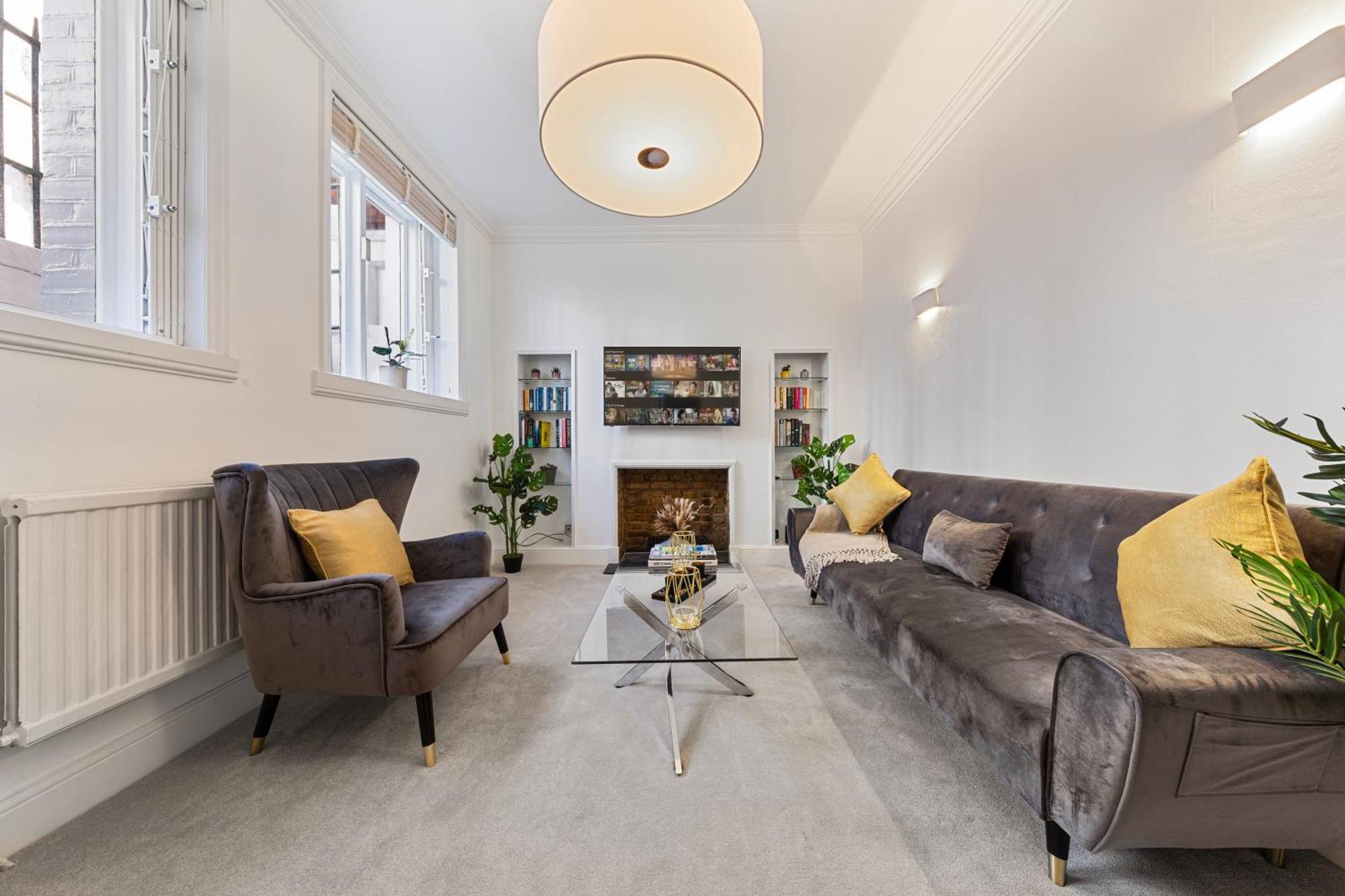 Harrods 2 Bed Lux Flat W/Patio Apartment London Luaran gambar